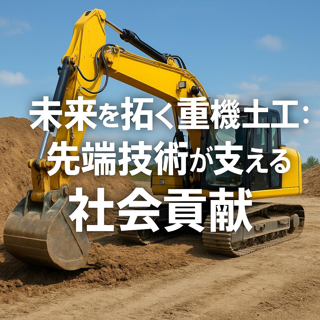 未来を拓く重機土工：先端技術が支える社会貢献