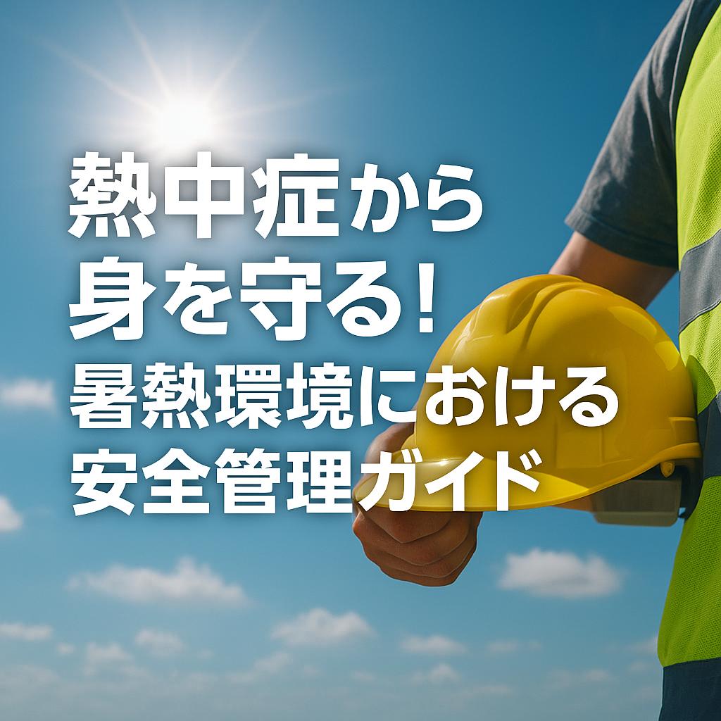 熱中症から身を守る！暑熱環境における安全管理ガイド